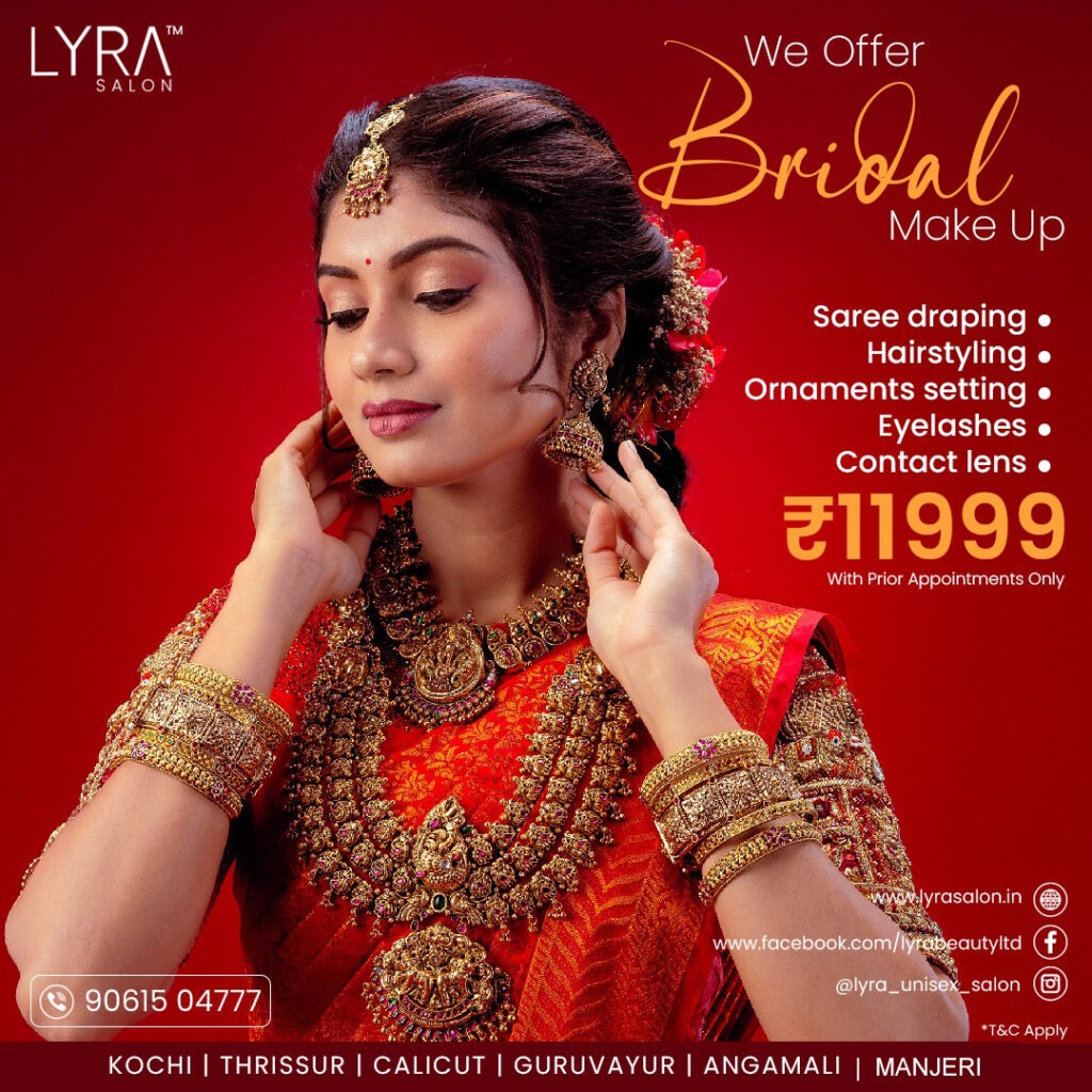 Best bridal makeup in Kochi